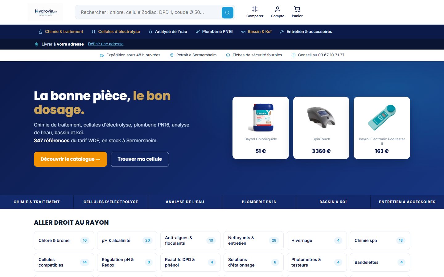 Boutique en ligne Hydrovia