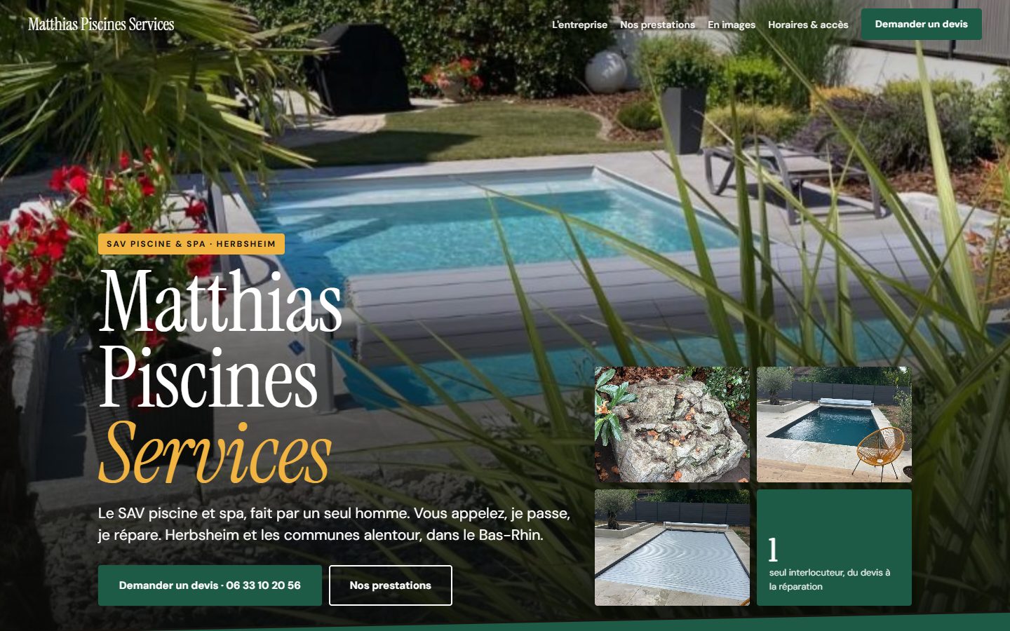 Site de Matthias Piscines Services